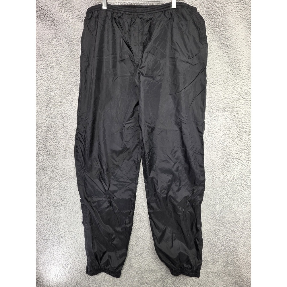 Nike Track Windbreaker Pants Mens XXL Baggy Hip Hop Utility Y2K Wide Vintage - Picture 6 of 14
